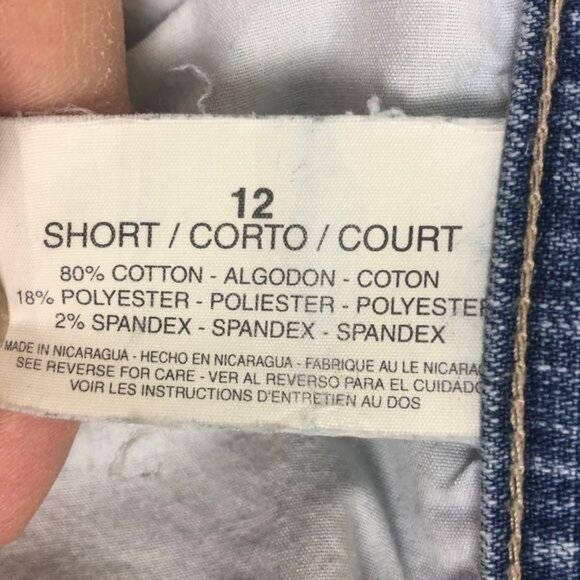 Gloria Vanderbilt Women’s Straight Leg Jeans 12 Short High Waist Blue Stretch - Picture 10 of 10